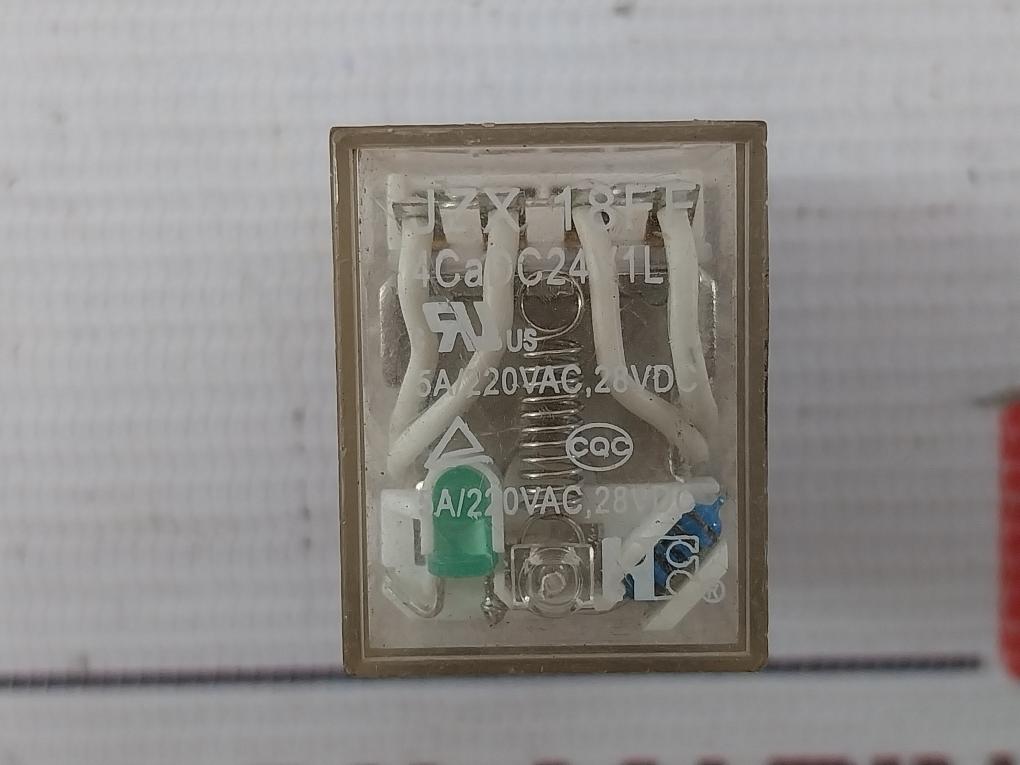 Hf Jzx 18Ff Power Relay 5A/220Vac, 28Vdc