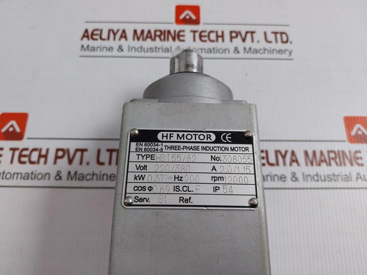 High-speed Induction Motor Hsi55/82 Hf