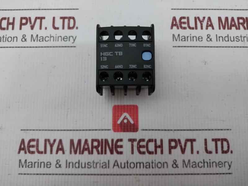 Hgc Tb 13 Hyundai Electric Auxiliary Contact Block 600V/16A
