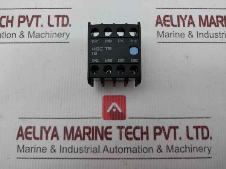 Hgc Tb 13 Hyundai Electric Auxiliary Contact Block 600V/16A
