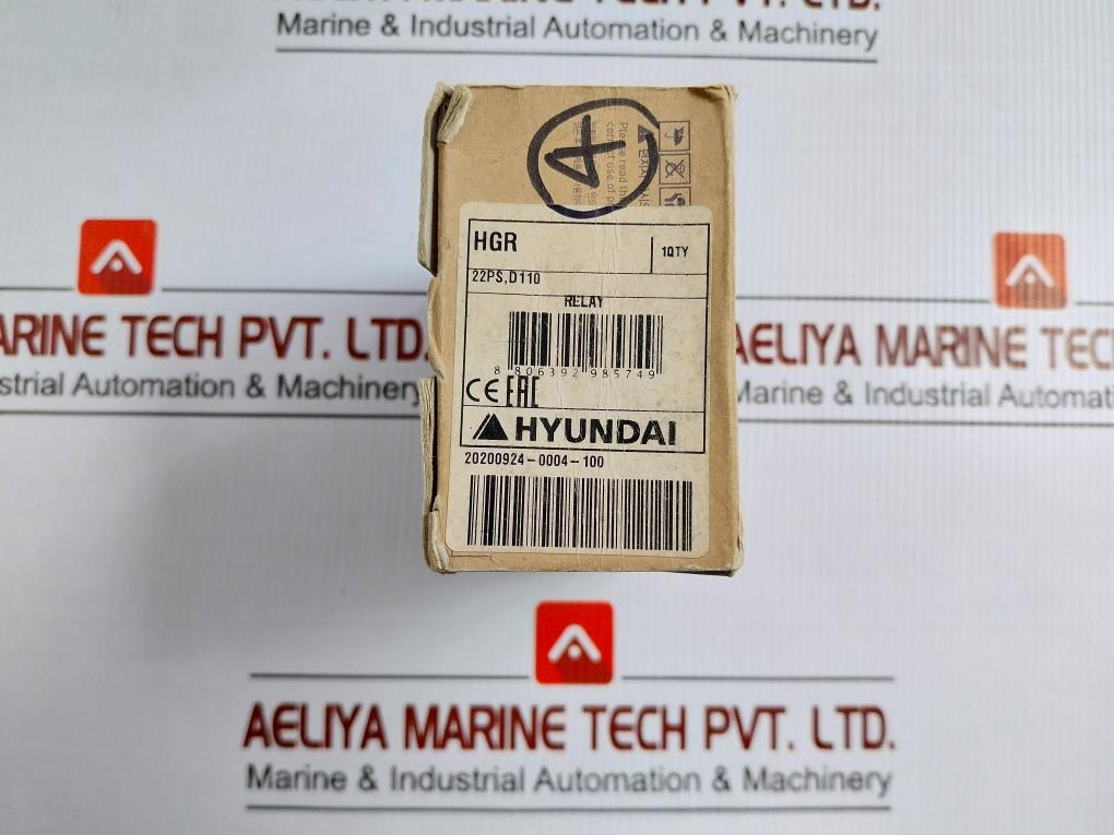 Hgr 22 Auxiliary Relay 750V/16A Hyundai