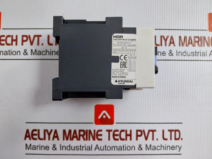 Hgr 22 Auxiliary Relay 750V/16A Hyundai