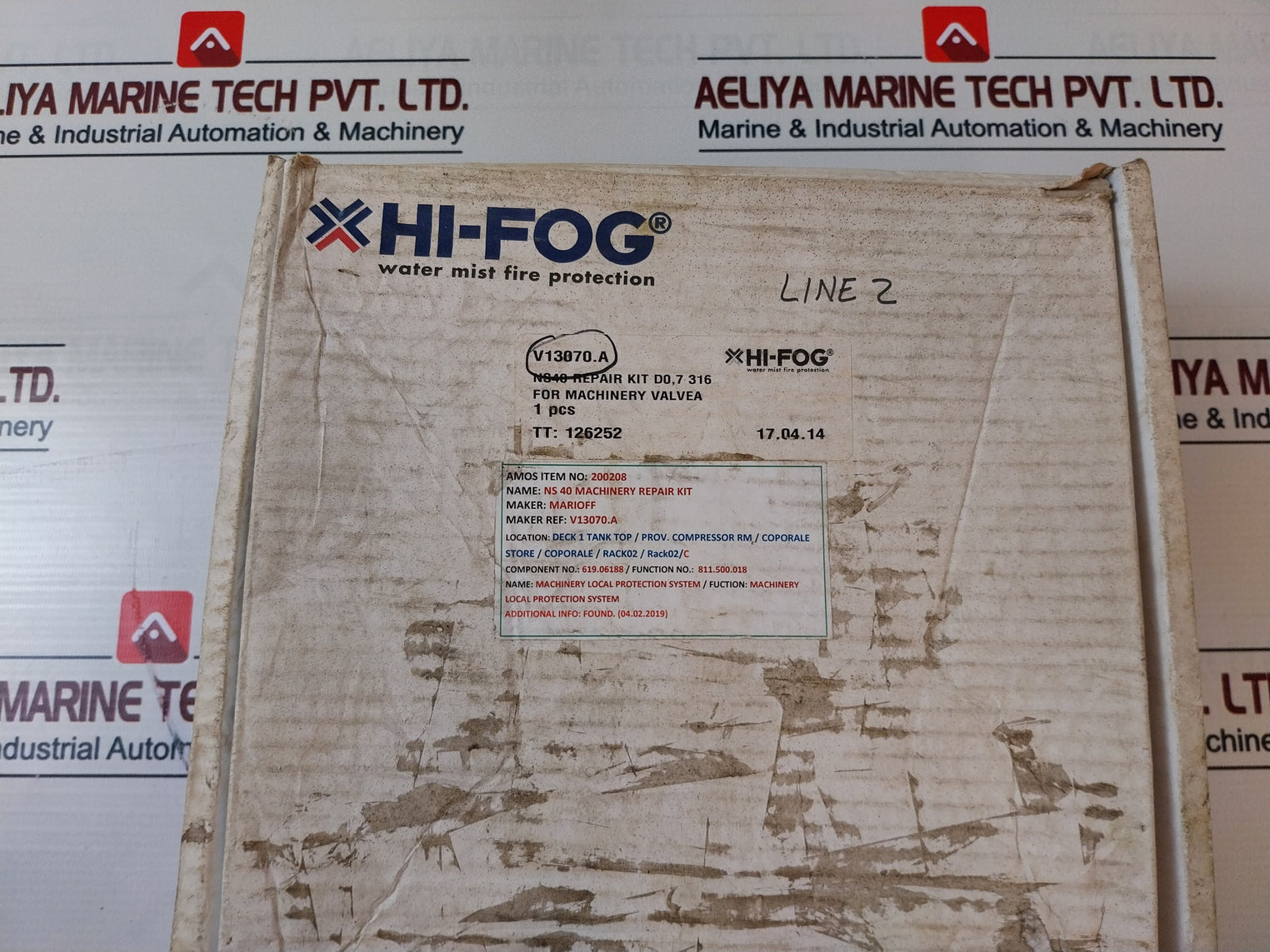 Hi-fog V13070.A Machinery Repair Kit For Machinery Valve 200208