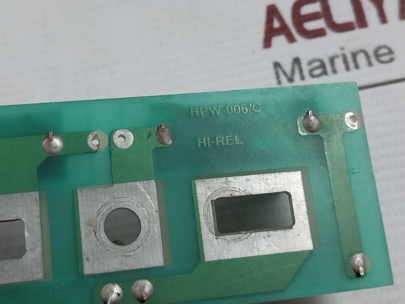 Hi-rel Hpw-006/C Printed Circuit Board 0.1µF/2000Vdc