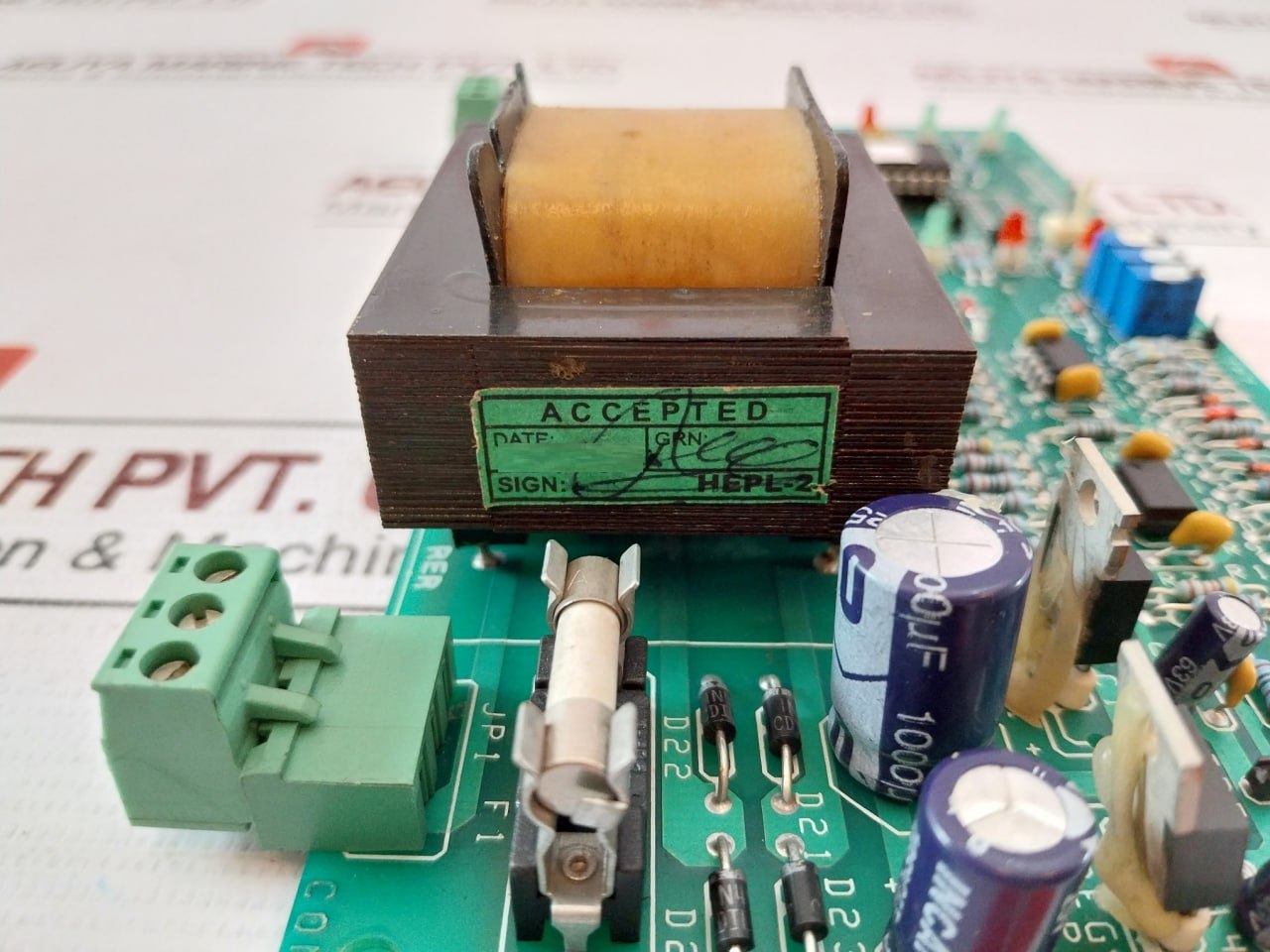 HI-REL HRD-129 Printed Circuit Board 0-230V 14V-0-14V