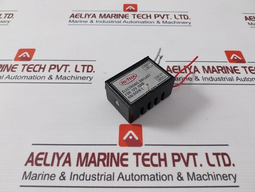 Hi-teck Electronic Ballast For Halogen Lamp 12V/50W, 230V