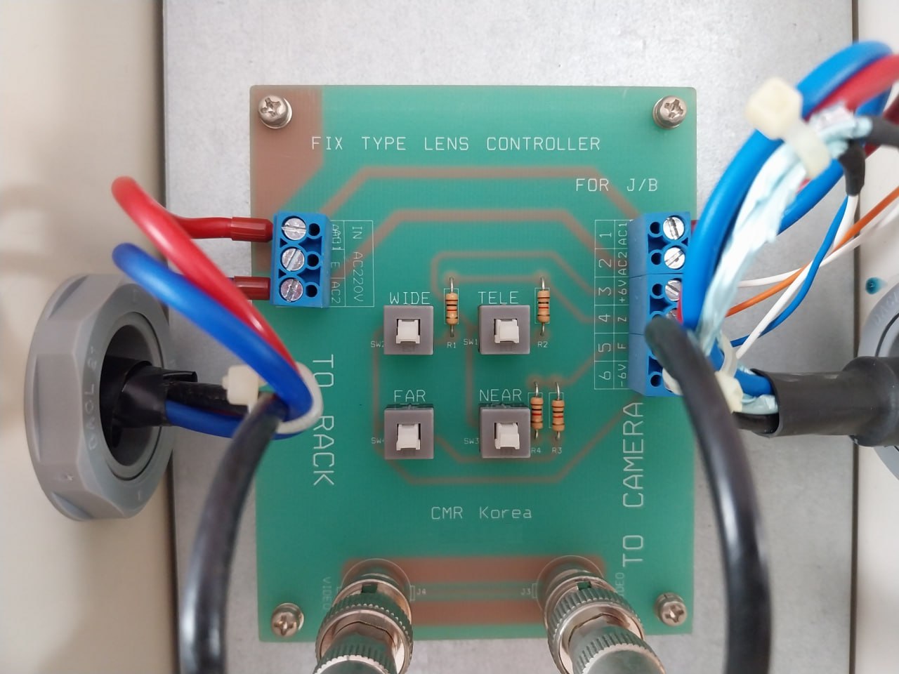 Hi Box Cjb-004Ca Cctv W/ Fix Type Lens Controller