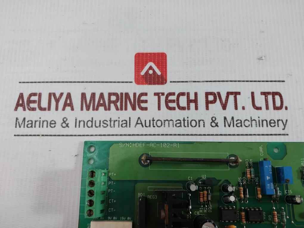Hi Pres Monitoring And Protection Control Board Hdef-ac-102-r1