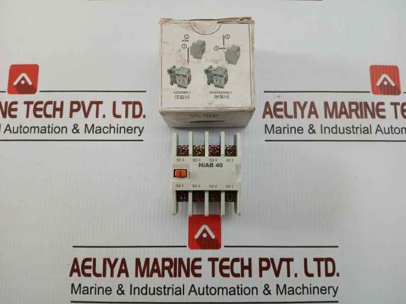 Hiab 40 Auxiliary Contact Block 16A/690V Hyundai
