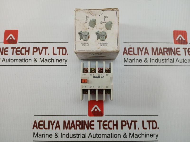 Hiab 40 Auxiliary Contact Block 16A/690V Hyundai