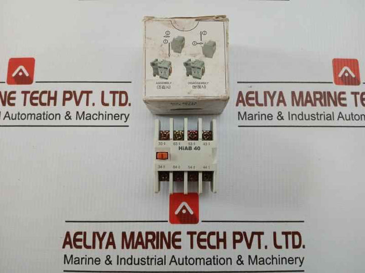 Hiab 40 Auxiliary Contact Block 16A/690V Hyundai