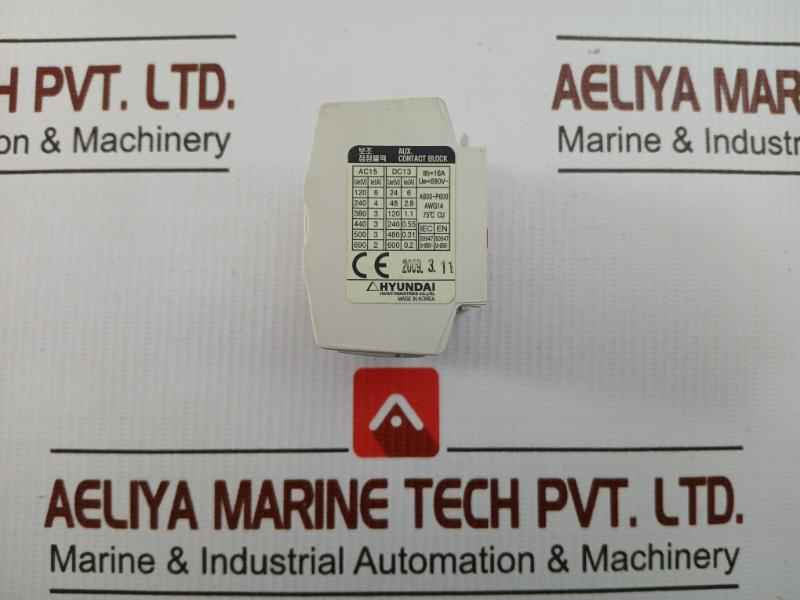 Hiab 40 Auxiliary Contact Block 16A/690V Hyundai