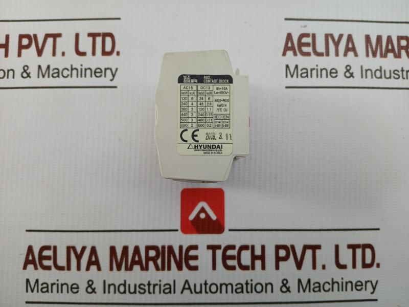 Hiab 40 Auxiliary Contact Block 16A/690V Hyundai