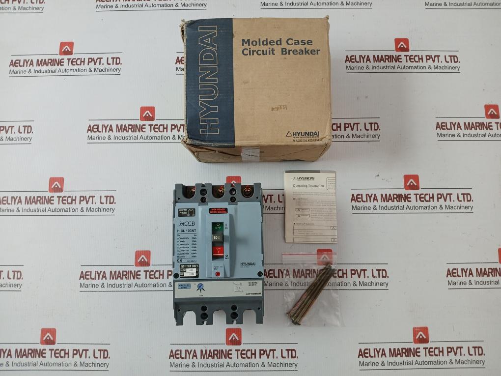 Hibl 103Nt Molded Case Circuit Breaker 60A Hyundai