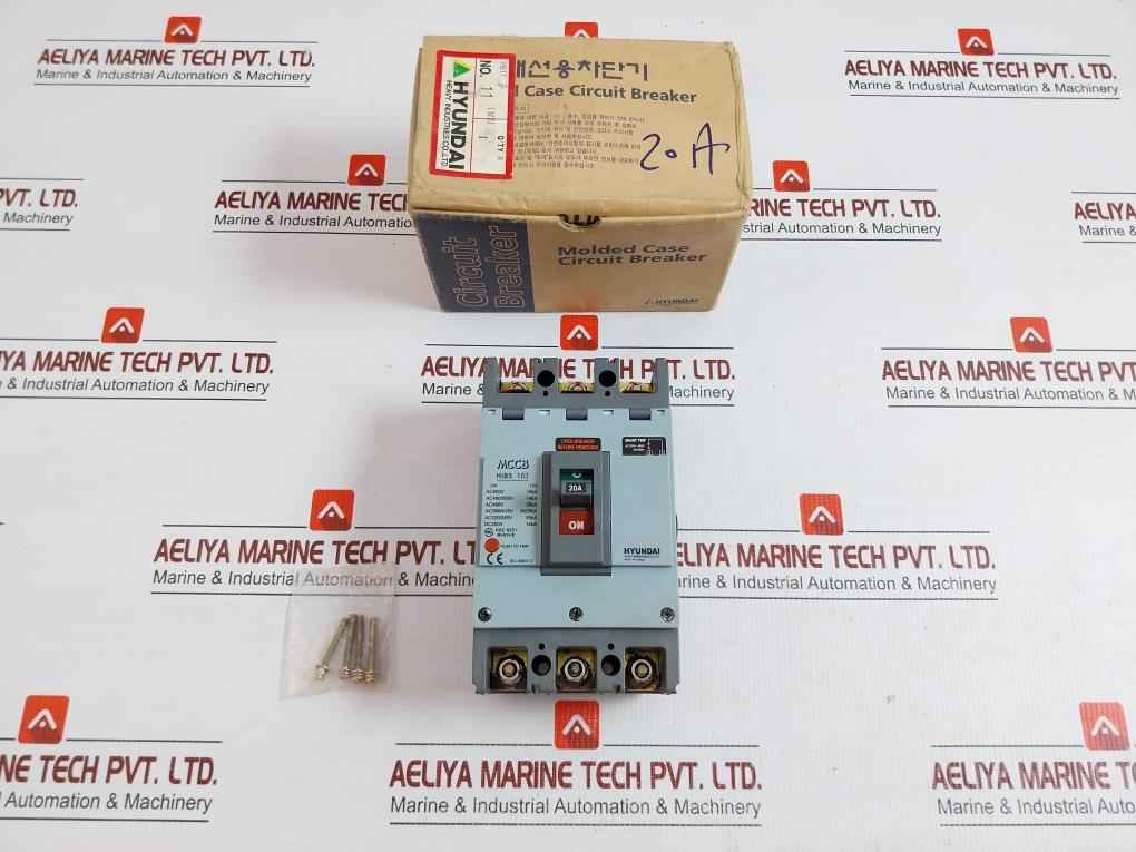 Hibs 103 Hyundai 20A Ac 690V Molded Case Circuit Breaker
