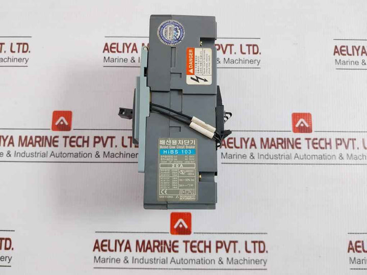 Hibs 103 Hyundai 20A Ac 690V Molded Case Circuit Breaker