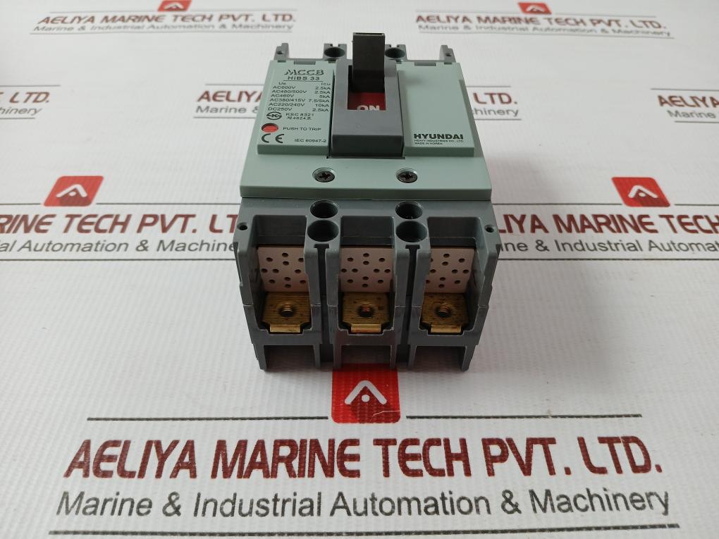 Hibs 33 Molded Case Circuit Breaker Hyundai Ac220/240V 50/60Hz