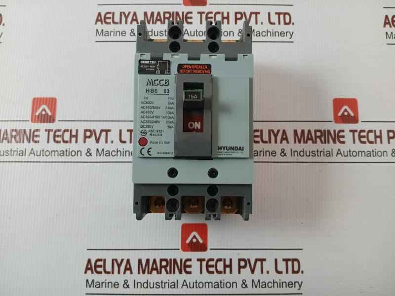 Hibs 63 Molded Case Circuit Breaker Ac200V-480V 50/60Hz Hyundai