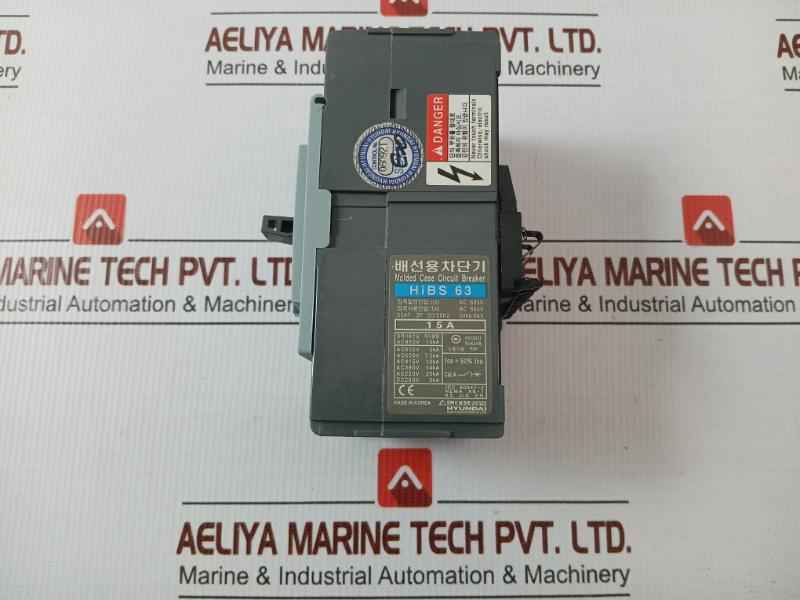 Hibs 63 Molded Case Circuit Breaker Ac200V-480V 50/60Hz Hyundai