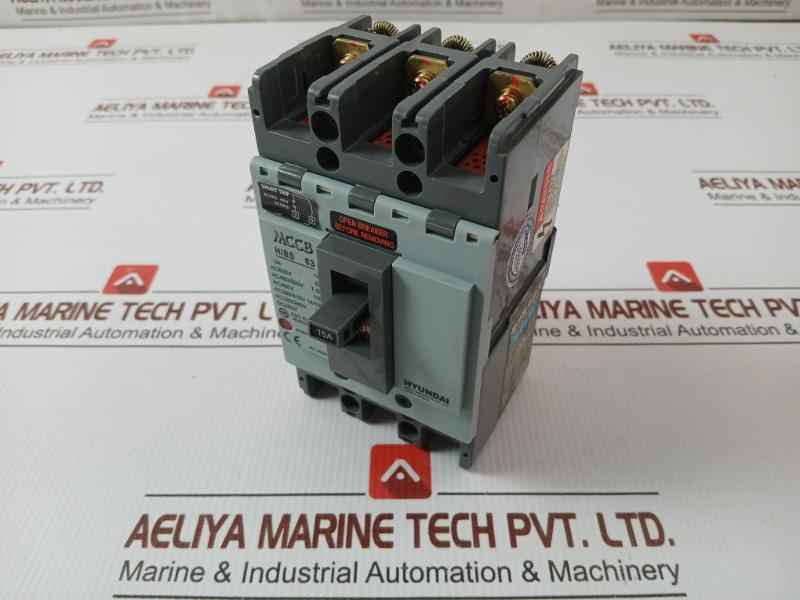 Hibs 63 Molded Case Circuit Breaker Ac200V-480V 50/60Hz Hyundai
