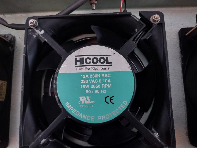 Hicool 12A 230H Bac Compact Axial Fan 230Vac 0.10A 18W 2650 Rpm