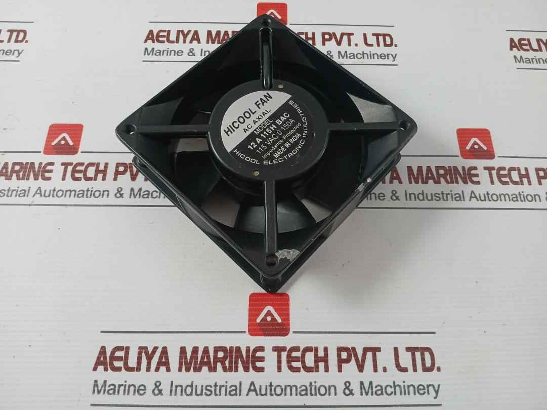Part No. 12 A 115H Bac Ac Axial Fan 115Vac/0.150A Brand Hicool