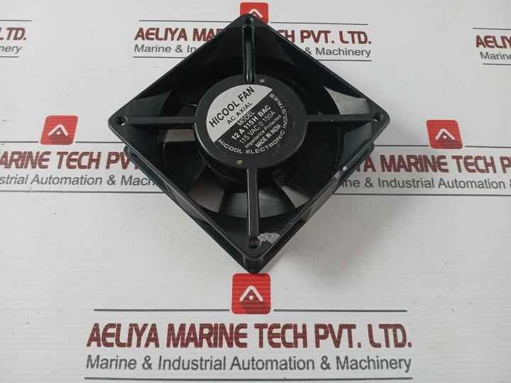 Part No. 12 A 115H Bac Ac Axial Fan 115Vac/0.150A Brand Hicool