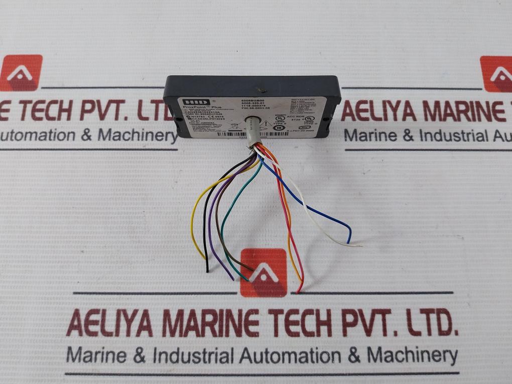 Hid 6005Bgb00 Plus Proximity Reader Rev.D.1. Jq60006A 5.0-16.0Vdc