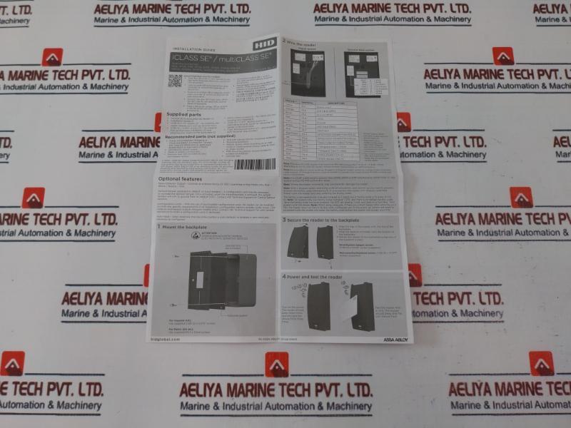 Hid 900Ntnnek00000 Iclass Se R10 Mini Mullion Reader Set