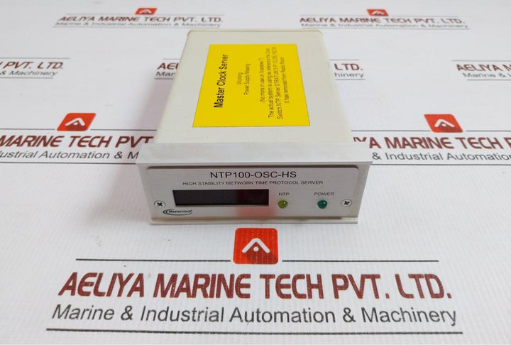 High Stability Network Time Protocol Server 9-28Vdc Masterclock Ntp100-osc-hs