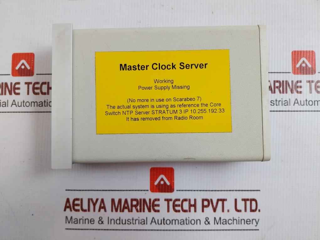 High Stability Network Time Protocol Server 9-28Vdc Masterclock Ntp100-osc-hs