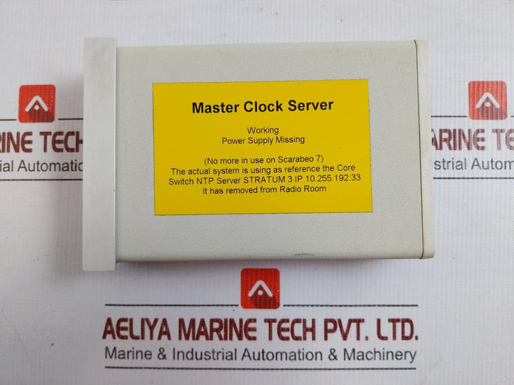 High Stability Network Time Protocol Server 9-28Vdc Masterclock Ntp100-osc-hs