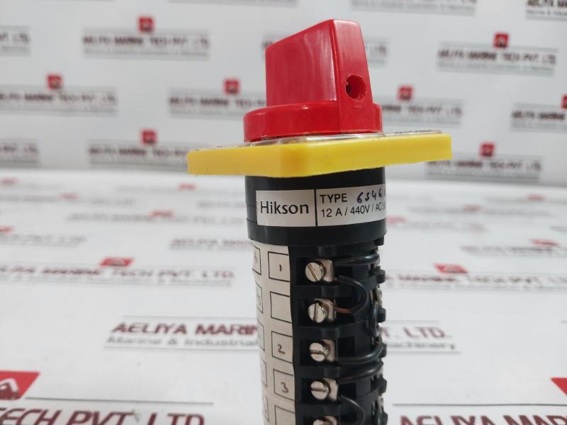 Hikson 6546C Cam Operated Rotary Switch (Yellow)