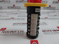 Hikson 6546C Cam Operated Rotary Switch (Yellow)