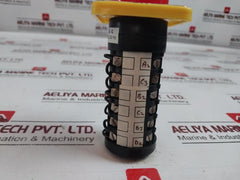 Hikson 6546C Cam Operated Rotary Switch (Yellow)