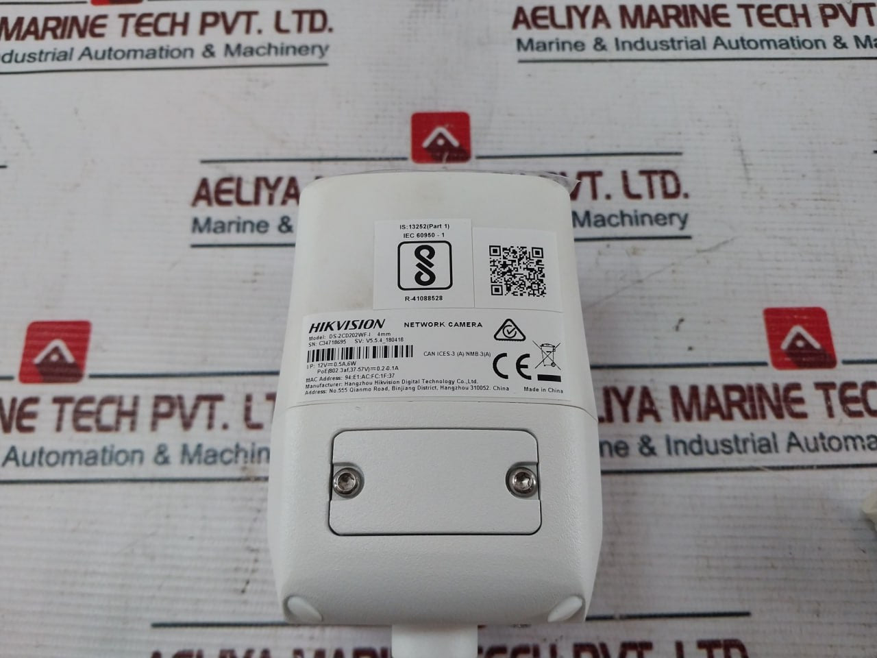 Hikvision Ds-2Cd202Wf-i Exir Mini Bullet Network Camera H.265+ 4Mm 2Mp