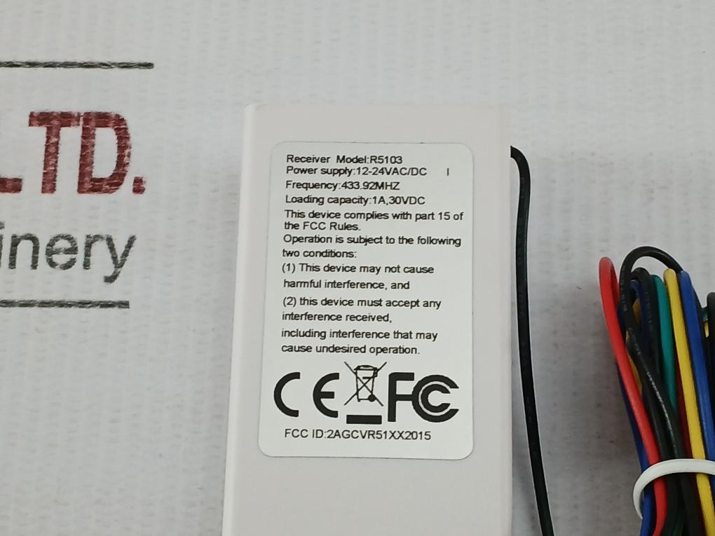 Hiland-Auto-Gate-Receiver-12-24vac-Dc-433-92mhz-20c-To-60c-R5103-8