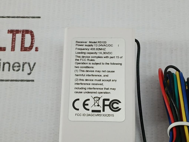 Hiland-Auto-Gate-Receiver-12-24vac-Dc-433-92mhz-20c-To-60c-R5103-8