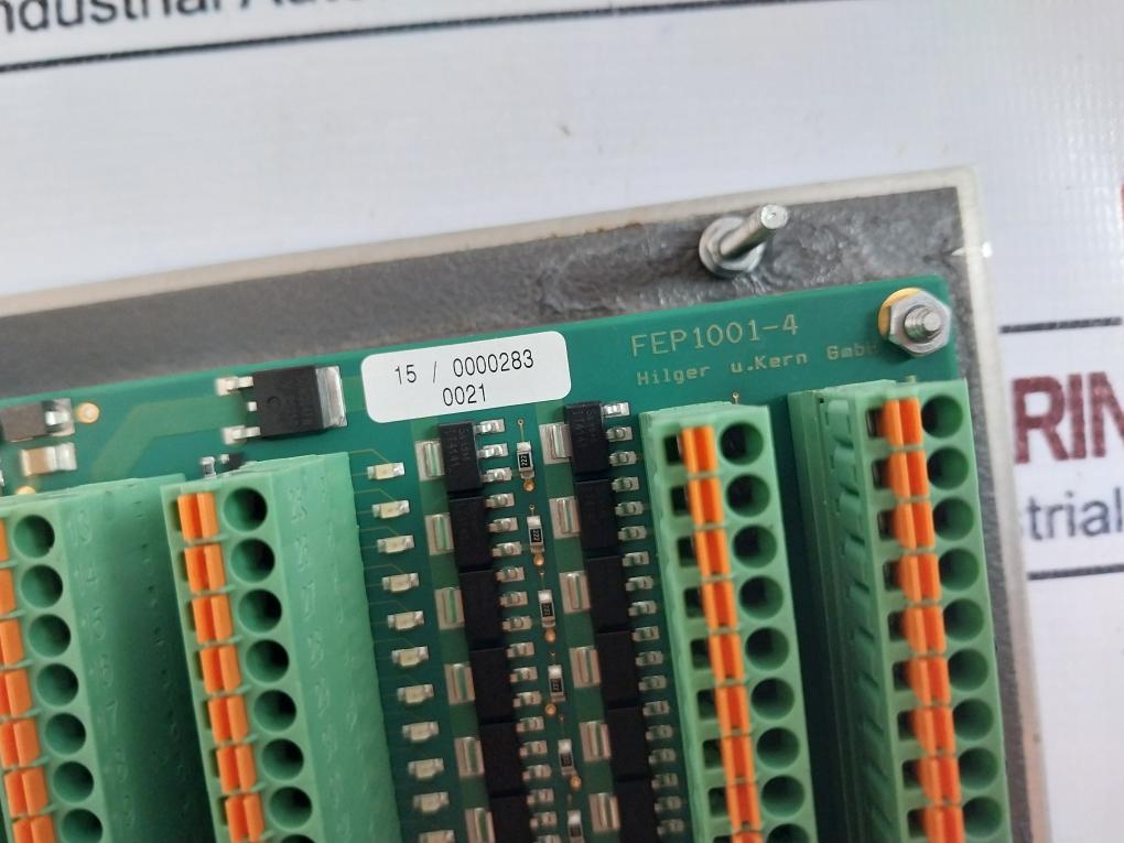 Hilger U. Kern MR15 High Performance Metering Computer CPU FEP1001-4 DIN Rail