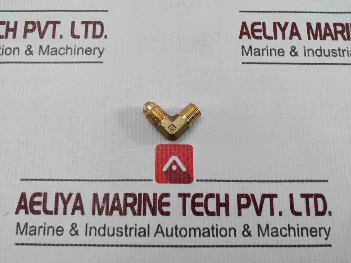 Hiller C02-1278 Brass 90degree Elbow 1/8in Npt X 1/4in For Co2 System