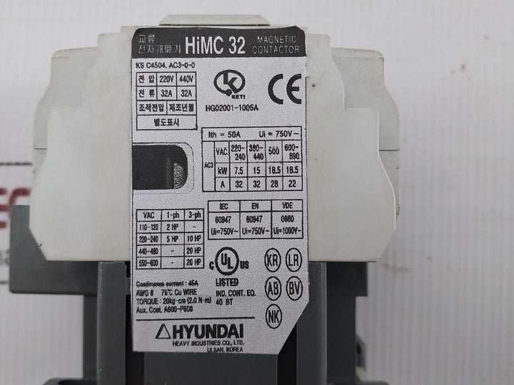 Himc-32-Magnetic-Contactor-220V-440V-32A-50Hz-By-Hyundai-208707-8