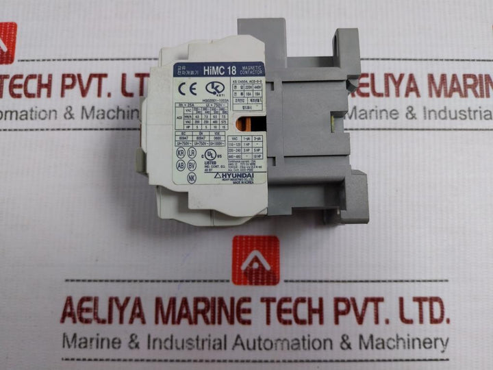 Himc 18 3-pole Magnetic Contactor 750V 50/60Hz Hyundai