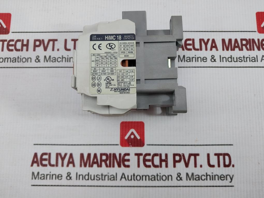 Himc 18 Hyundai Ac Magnetic Contactor 750V/25A