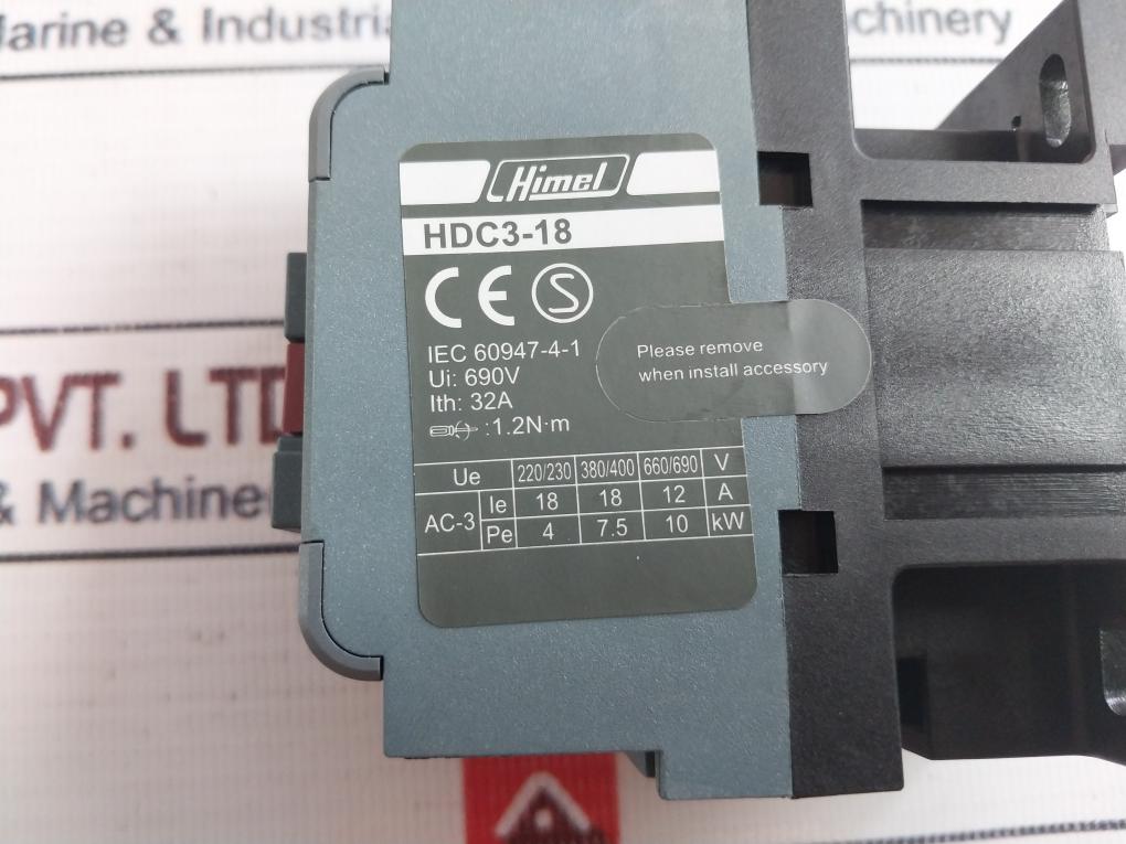 Himel Hdc3 1811 Ac Contactor 690v 32a