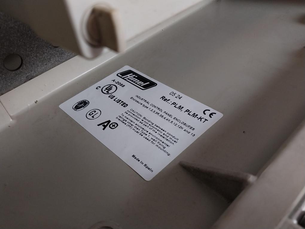 Himel PLM, PLM-KT Control Panel Enclosure UHAT-1 Cab