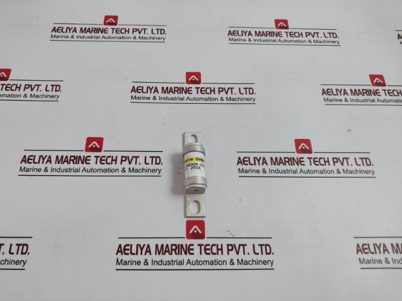 Hinode 660Gh-200Sul Protect Fuse 200A Ac/Dc 660V Ir 100Ka 3Ea F14756