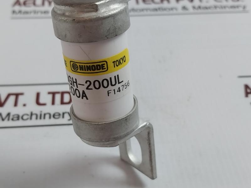 Hinode 660Gh-200Sul Protect Fuse 200A Ac/Dc 660V Ir 100Ka 3Ea F14756