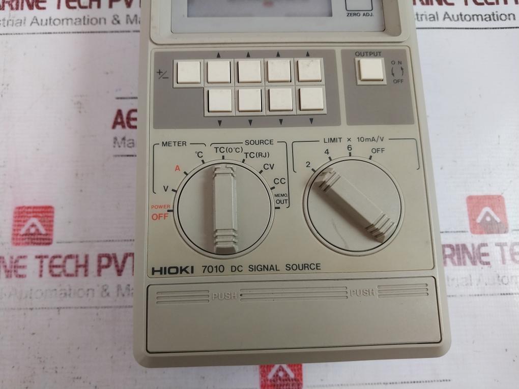 Hioki 7010 Dc Signal Source Generator Operation 0232469 Max.25ma 15v/100ma