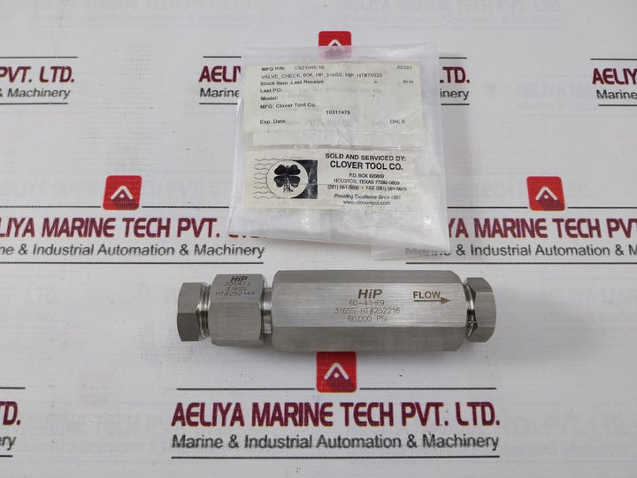 Hip 60-41Hf9 High Pressure Check Valve 60000 Psi Cs21645-16