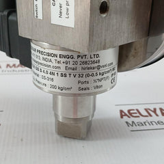 Hirlekar Precision Differential Pressure Gauge 200 Dgr